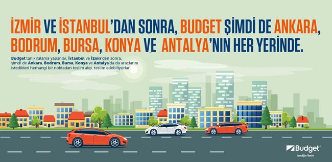 <strong>Budget İstediğin Yerde</strong><br />
<br />
Bulunduğun noktada bir kiralama ofisi bulamadın veya zamanın mı yok ? Merak etme, Budget İstediğin Yerde.<br />
Budget İstediğin Yerde hizmeti ile Budget&rsquo;ten araç kiralayanlar;&nbsp;<strong><a href=_/budget-istedigin-yerde-arac-kiralama-lokasyonlari/istanbul-arac-kiralama_.html title="https://www.budget.com.tr/budget-istedigin-yerde-arac-kiralama-lokasyonlari/istanbul-arac-kiralama">İstanbul</a></strong>,&nbsp;<strong><a href=_/budget-istedigin-yerde-arac-kiralama-lokasyonlari/bursa-arac-kiralama_.html title="https://www.budget.com.tr/budget-istedigin-yerde-arac-kiralama-lokasyonlari/bursa-hub-rent-a-car">Bursa</a></strong>,<strong>&nbsp;<a href=_/budget-istedigin-yerde-arac-kiralama-lokasyonlari__%c4%b0zmir_/a__/strong_%2c%26nbsp%3b_strong__a.html href=_/budget-istedigin-yerde-arac-kiralama-lokasyonlari/ankara-arac-kiralama__Ankara_/a__/strong_%2c%26nbsp%3b_strong__a.html href=_/budget-istedigin-yerde-arac-kiralama-lokasyonlari/antalya-arac-kiralama__Antalya_/a__/strong_%2c.html <strong><a href=_/budget-istedigin-yerde-arac-kiralama-lokasyonlari/bodrum-arac-kiralama__Bodrum_/a__/strong_%2c%26nbsp%3b_strong__a.html href=_/budget-istedigin-yerde-arac-kiralama-lokasyonlari/konya-arac-kiralama_.html title="https://www.budget.com.tr/budget-istedigin-yerde-arac-kiralama-lokasyonlari/konya-hub-rent-a-car">Konya</a></strong> ve <strong><a href=_https_/www.budget.com.tr/budget-istedigin-yerde-arac-kiralama-lokasyonlari/manisa-hub-budget-rent-a-car__Manisa_/a__/strong_.html &#39;da araçlarını istedikleri yerden teslim alıp istedikleri yerde teslim edebiliyorlar.<br />
<br />
<br />
Budget İstediğin Yerde ile Budget artık dilediğin yere geliyor.<br />
Yapman gereken sadece Budget İstediğin Yerde ile araç kiralamak.<br />
Budget İstediğin Yerde hizmeti ile aracın istediğin yerde sana teslim edilir, arzu ettiğin noktadan teslim alınır. Sana aracın keyfini sürmek kalır.<br />
Budget konforunu ve prestijini istediğin yerde yaşayabilmek için hemen&nbsp;<strong>444 4 722</strong>&nbsp;no&rsquo;lu Rezervasyon Merkezimizi arayarak talebini oluşturabilirsin.<br />
Keyifli seyahatler!<br />
<br />
<strong>Budget İstediğin Yerde kiralama koşulları;</strong>

<ul>
	<li>Budget genel kiralama koşulları geçerlidir.</li>
	<li>Adres kutuları içerisine müşterilerin beyan ettiği açık adres girilmelidir (ev ya da iş yeri adresi olması zorunludur).</li>
	<li>Araç teslimatları sadece çalışma saatleri içerisinde gerçekleştirilir.</li>
	<li>Rezervasyon sonrası kiralama gerçekleşmeden en geç 3 saat öncesine kadar, rezervasyon merkezi aranarak adres bilgileri güncellenebilir.</li>
	<li>Budget İstediğin Yerde ile çalışma saatleri içerisinde olmak koşuluyla 3 saat öncesinde rezervasyon yapılabilir.</li>
	<li>Teslim edilecek araçlar park alanlarımızdan dolu yakıt ile çıkar. Araç, teslim edilen yakıt seviyesiyle iade alınır.</li>
</ul>
<strong>Olası gecikmeler durumunda;</strong>

<ul>
	<li>Olası gecikme durumlarında Çağrı Merkezimize 3 saat öncesinde bilgi verilmesi gerekmektedir.</li>
	<li>1 saati aşan gecikmelerde veya gecikmeye ilişkin zamanında bilgi verilmediği durumlarda geçerli gün araç kira bedeli tahsil edilir.</li>
	<li>Araç kira ücreti, ek ürün ve hizmet ücretleriyle birlikte depozito tutarı kira başlangıcında kiracının şahsına ait kredi kartından tahsil edilmektedir. Kiracının teslimat esnasında bizzat bulunması gerekmekte ve ek sürücü veya farklı bir kişiye ait kredi kartı kabul edilmemektedir.</li>
	<li>Aracı teslim etme ve teslim alma işlemleri yalnızca rezervasyonda belirtilen kiracı ile yapılmaktadır.</li>
	<li>Rezervasyon saatinden önce teslimat ekibimiz seninle iletişime geçecektir. Trafik vb operasyon yoğunluğuna bağlı &plusmn; 1 saat araç teslim saatinde değişkenlik yaşanabilir. Teslim etme-teslim alma hizmetimize ilişkin herhangi bir sorun olması durumunda lütfen çağrı merkezimiz ile irtibata geçin.&nbsp;<strong>Budget İstediğin Yerde hizmetiyle İSTANBUL, İZMİR, ANKARA, BURSA, ANTALYA, BODRUM, KONYA ve Manisa da aracın&nbsp;istediğin noktada İstediğin Yerde!</strong></li>
</ul>
